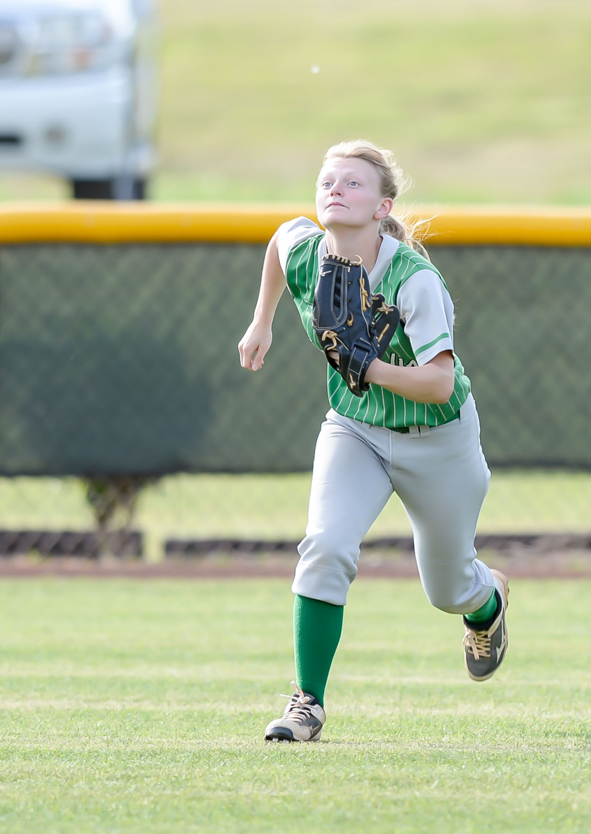 Friday night softball action
